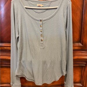 Faherty Women's Ribbed Long Sleeve Top size XL
